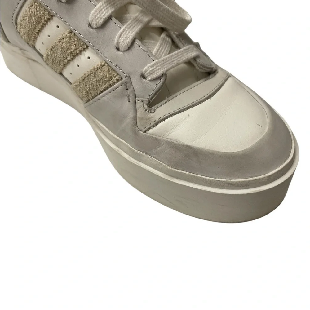 ADIDAS Forum Bonega Core White Sand Strata Sneakers Size